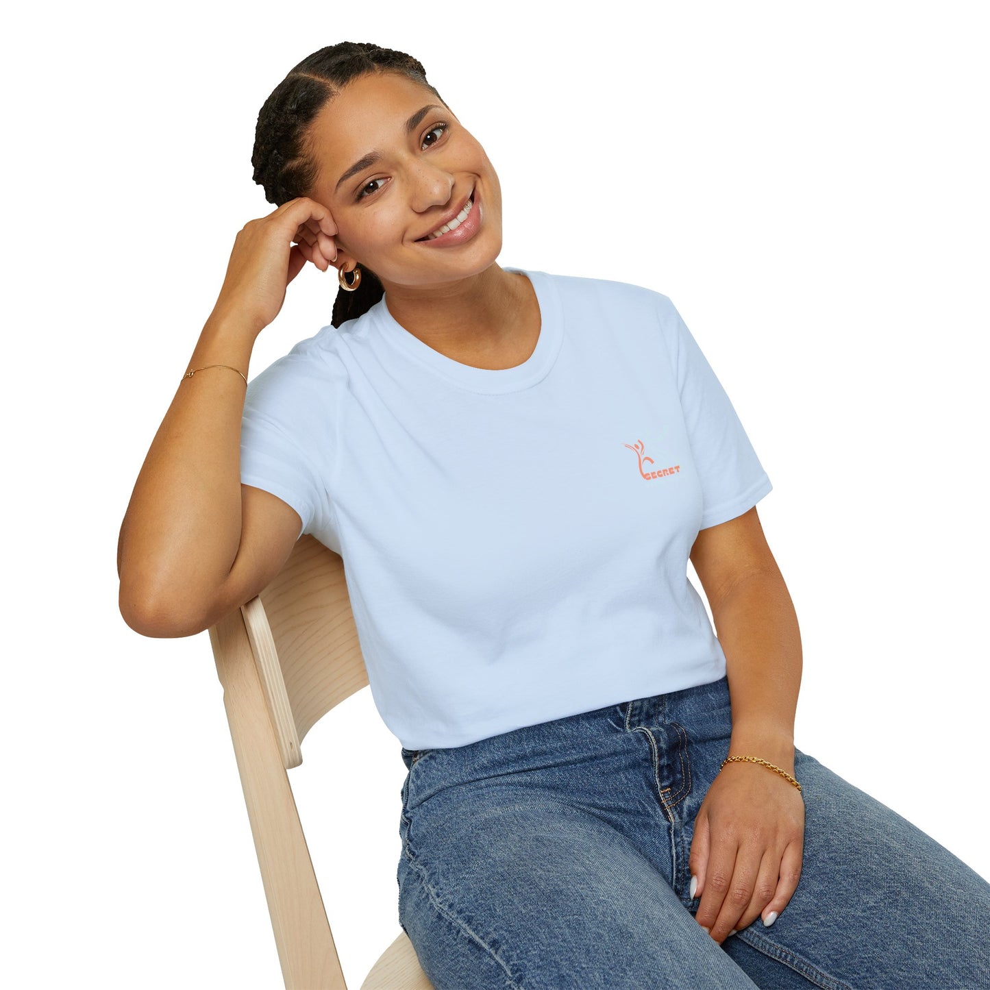 Secret Collection Front Side Printing Soft T-Shirt