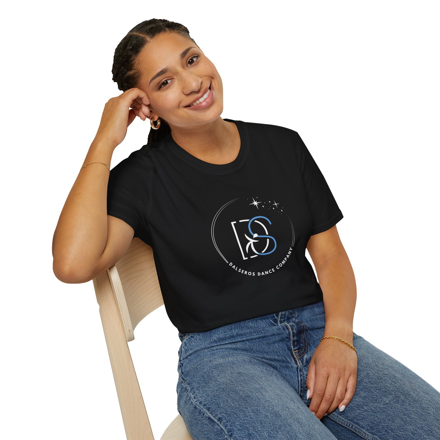 Dalseros White Blue Starlight Soft T-Shirt