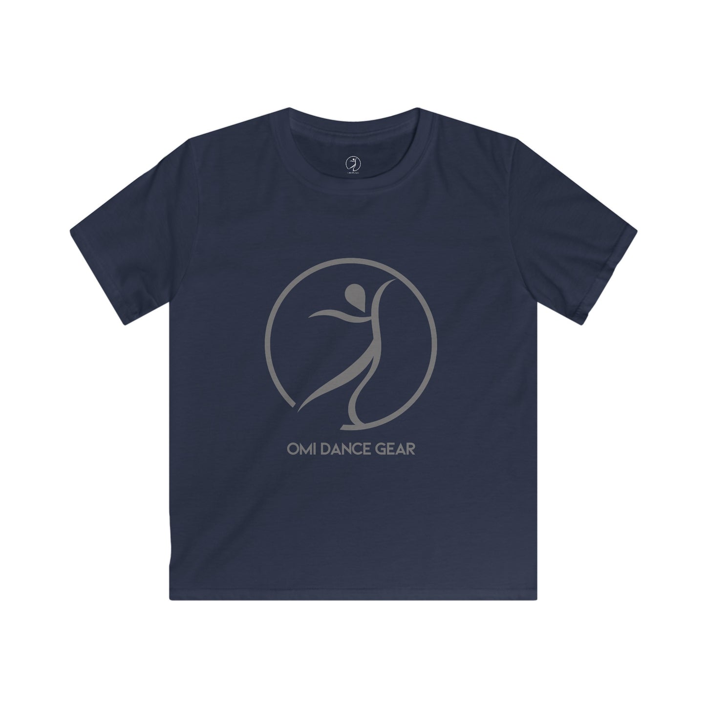 Omi Dance Gear Gray Kids Softstyle Tee
