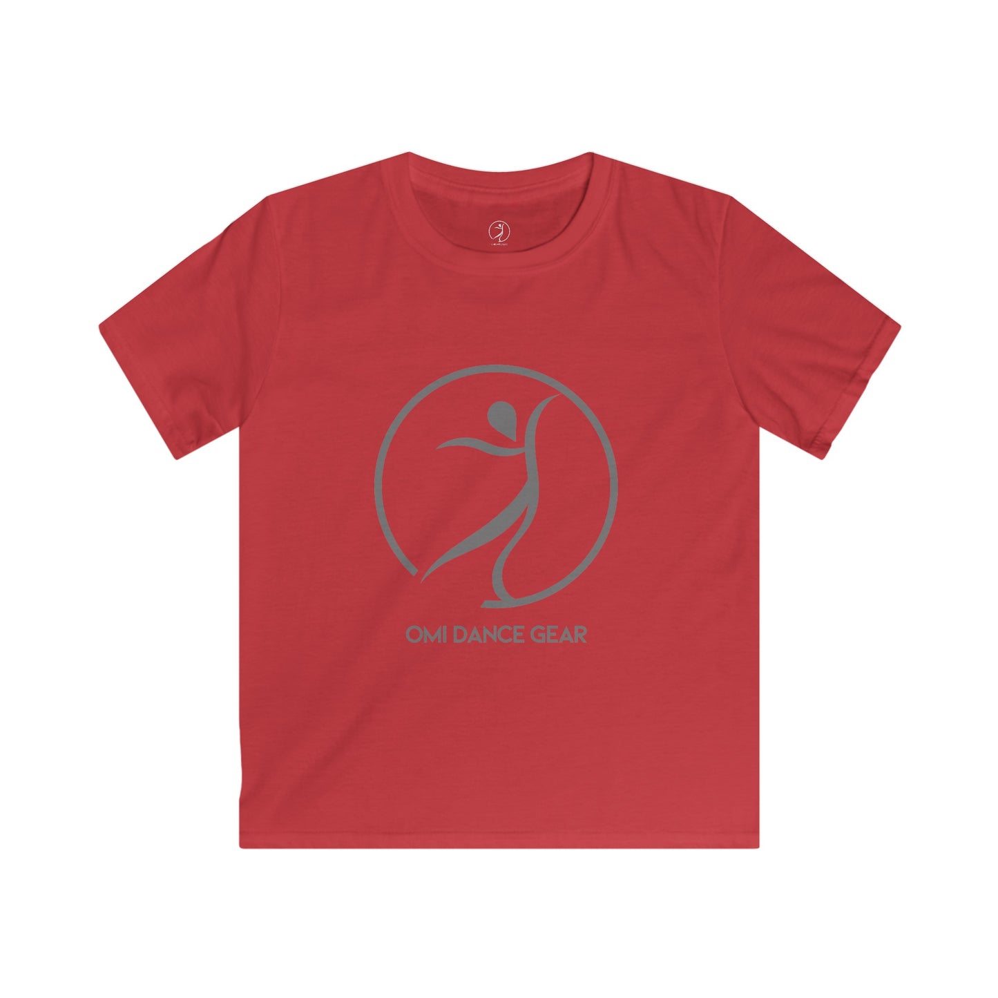 Omi Dance Gear Gray Kids Softstyle Tee