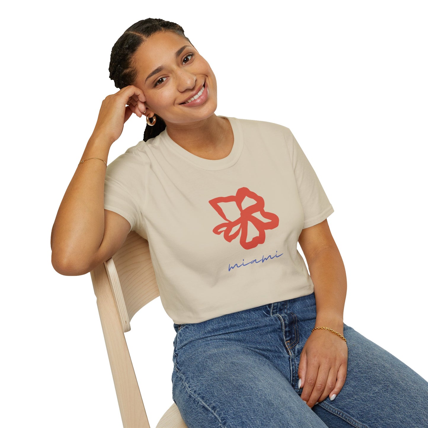 Miami Flower Soft T-Shirt