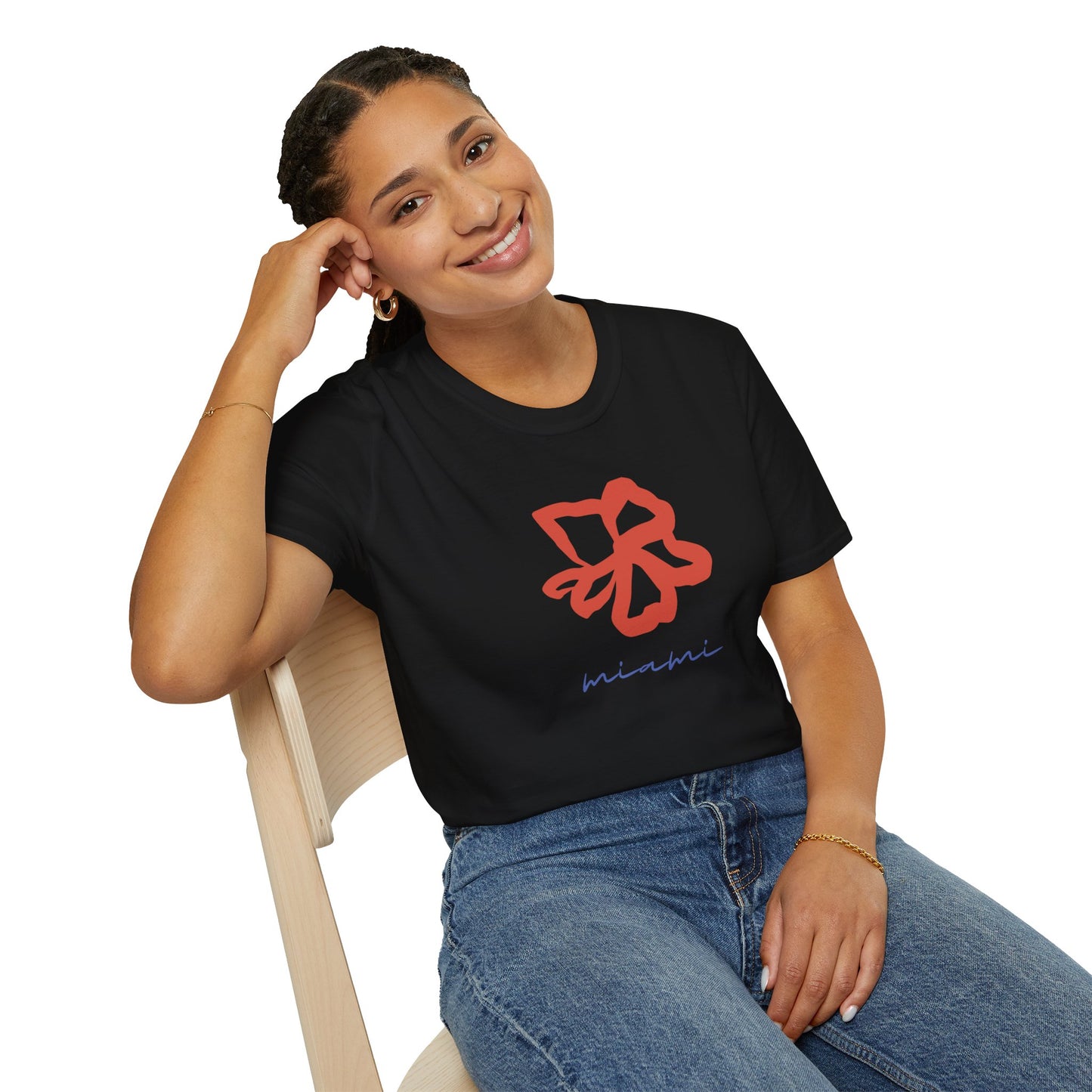Miami Flower Soft T-Shirt