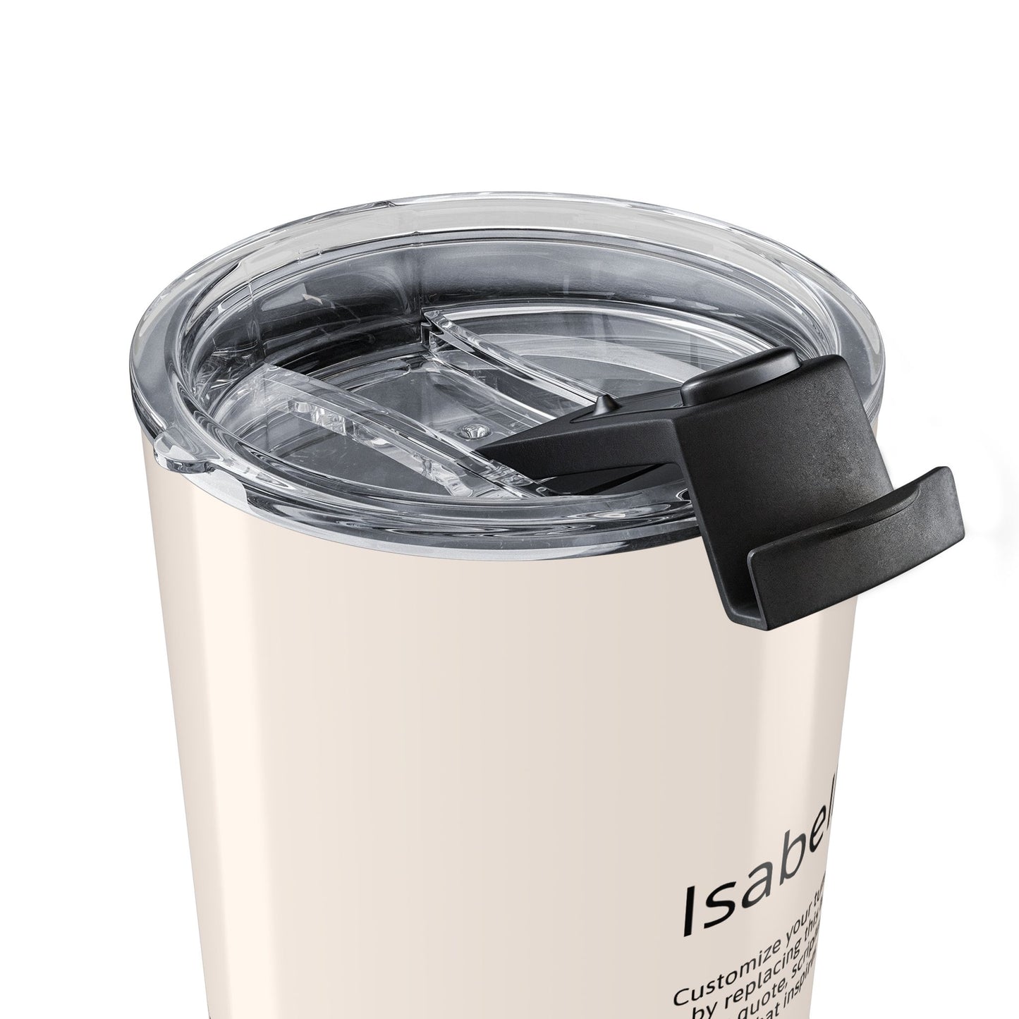 Personalized Floral 20oz Tumbler — Custom Name Daisy Travel Mug