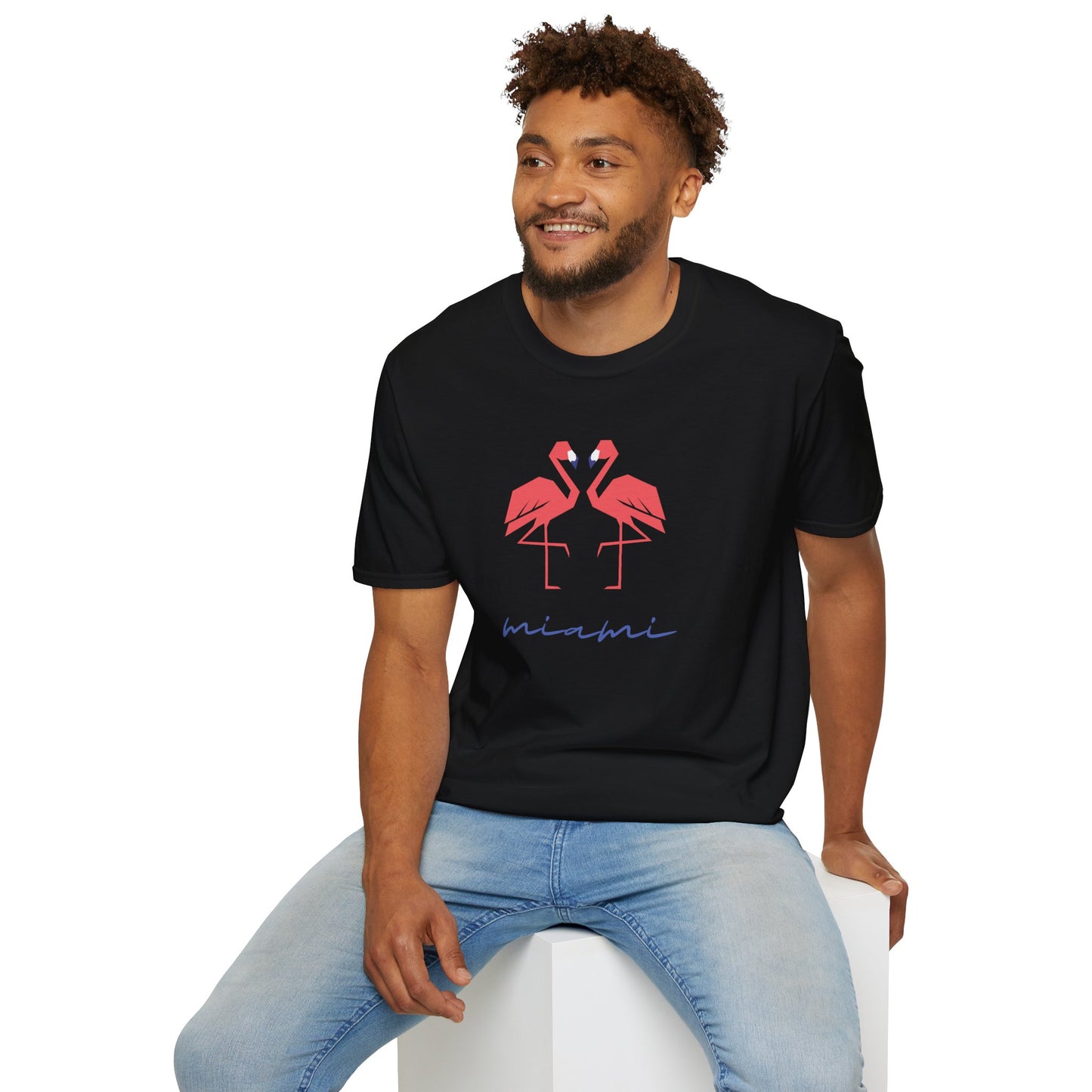 Miami Flamingos Soft T-Shirt