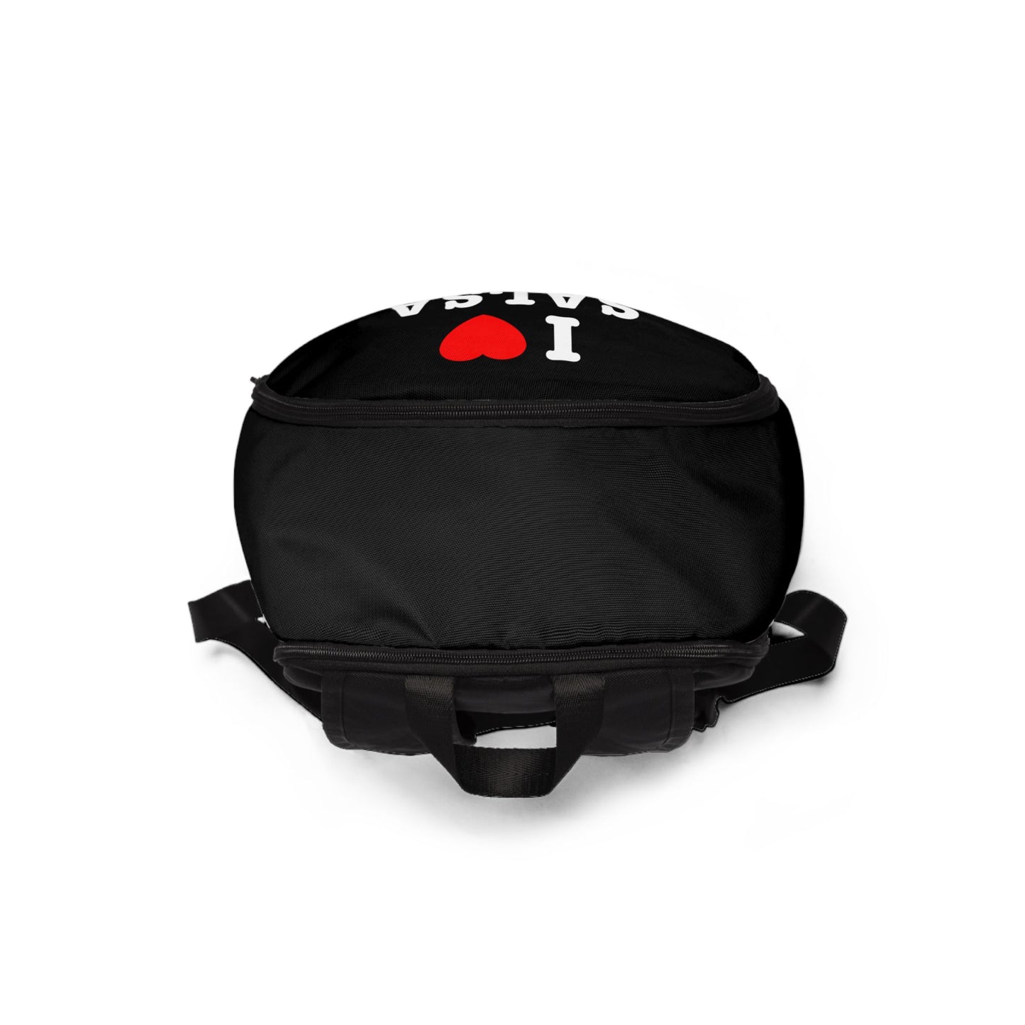 I ♥ Salsa Unisex Fabric Backpack | Stylish Daypack for Dance Lovers, Perfect Gift for Salsa Enthusiasts