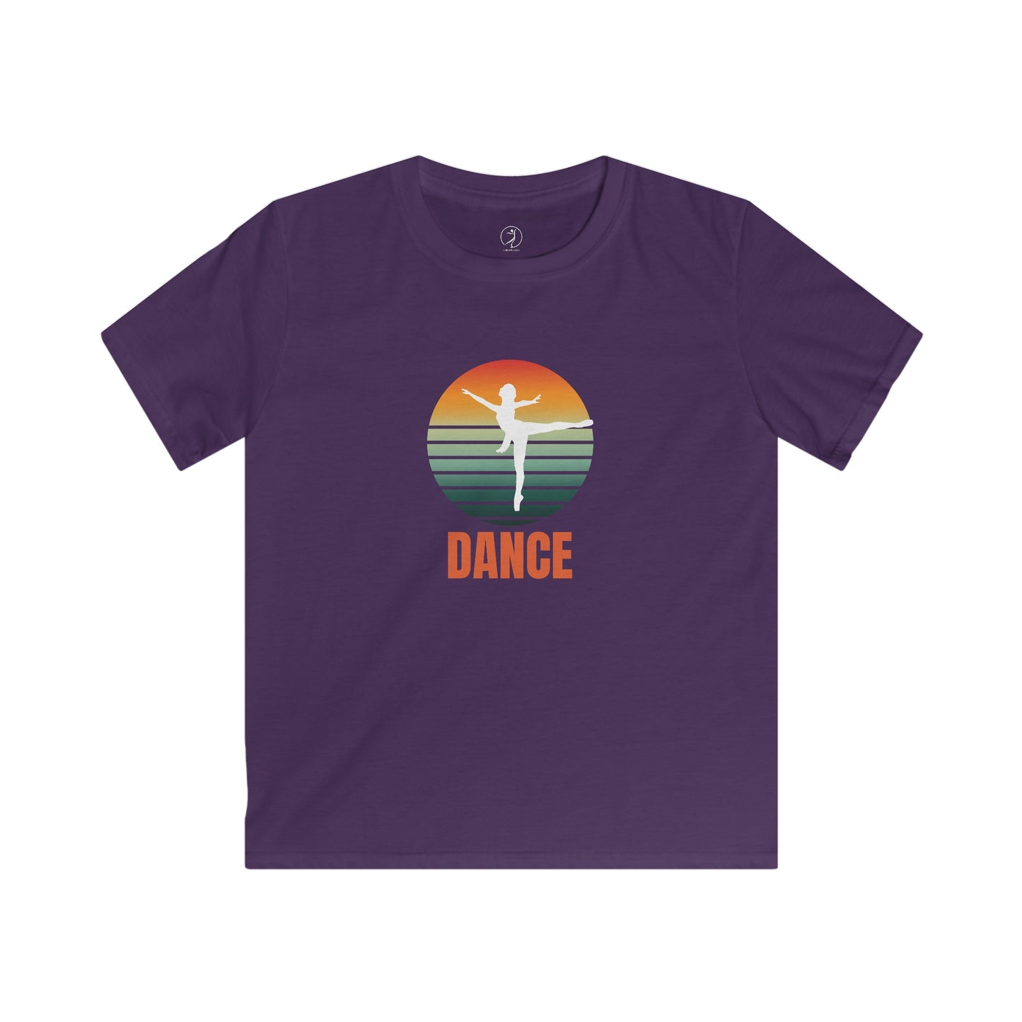 Dancer in the sunset Kids Soft Tee