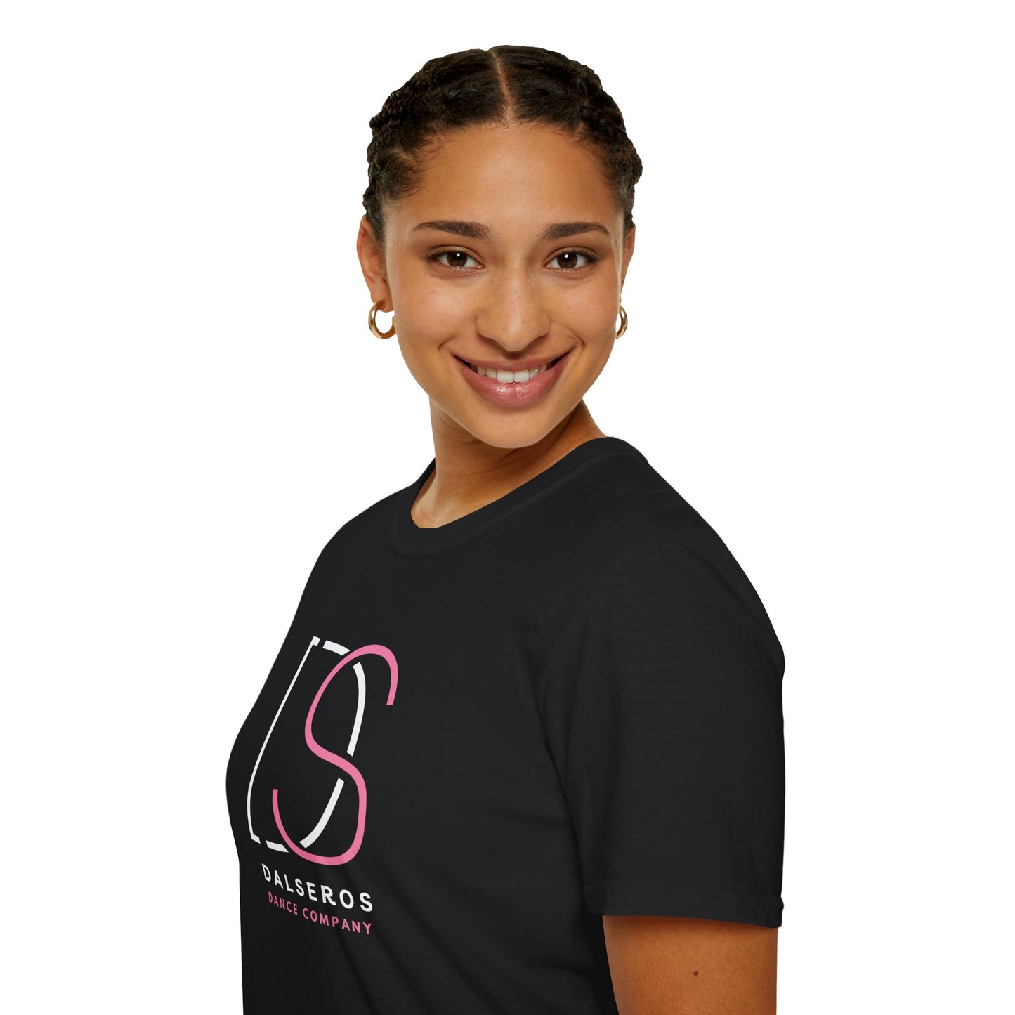 Dalseros White and Pink Logo T-Shirt