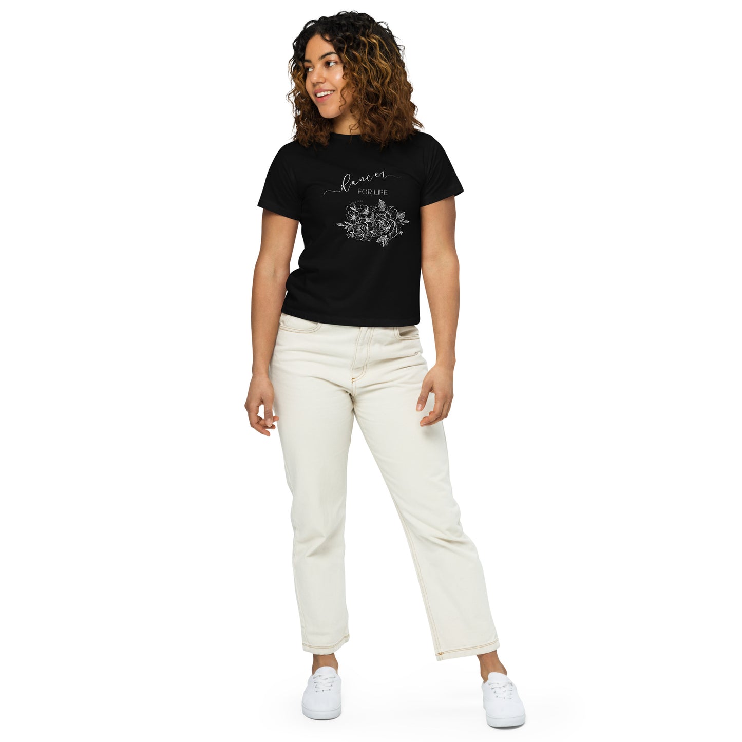 Women’s high-waisted t-shirt