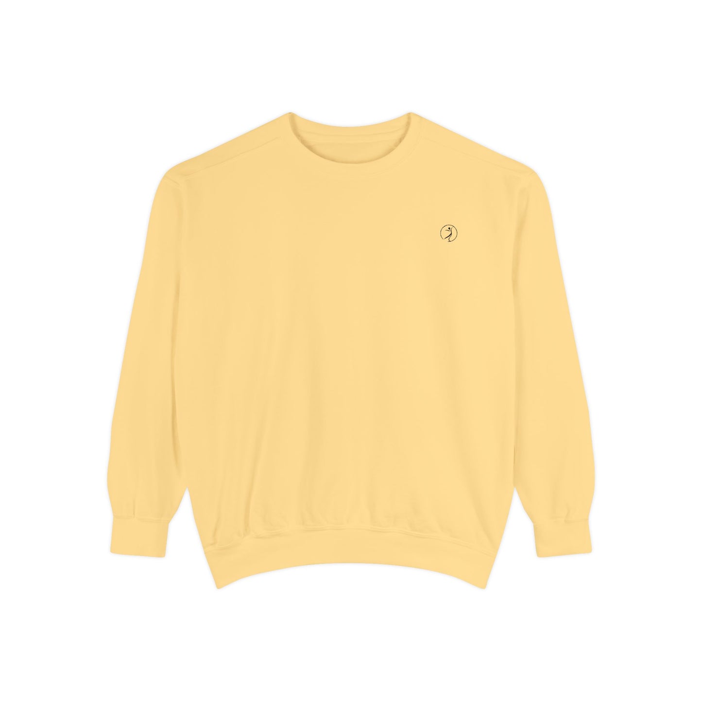 Garment-Dyed Sweatshirt — Lightweight Coral Pullover