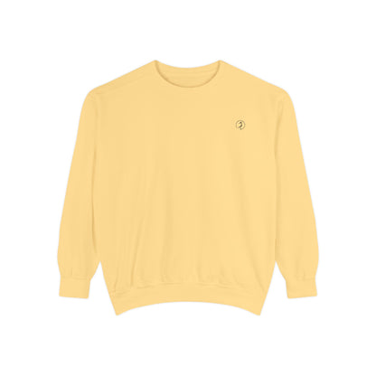 Garment-Dyed Sweatshirt — Lightweight Coral Pullover