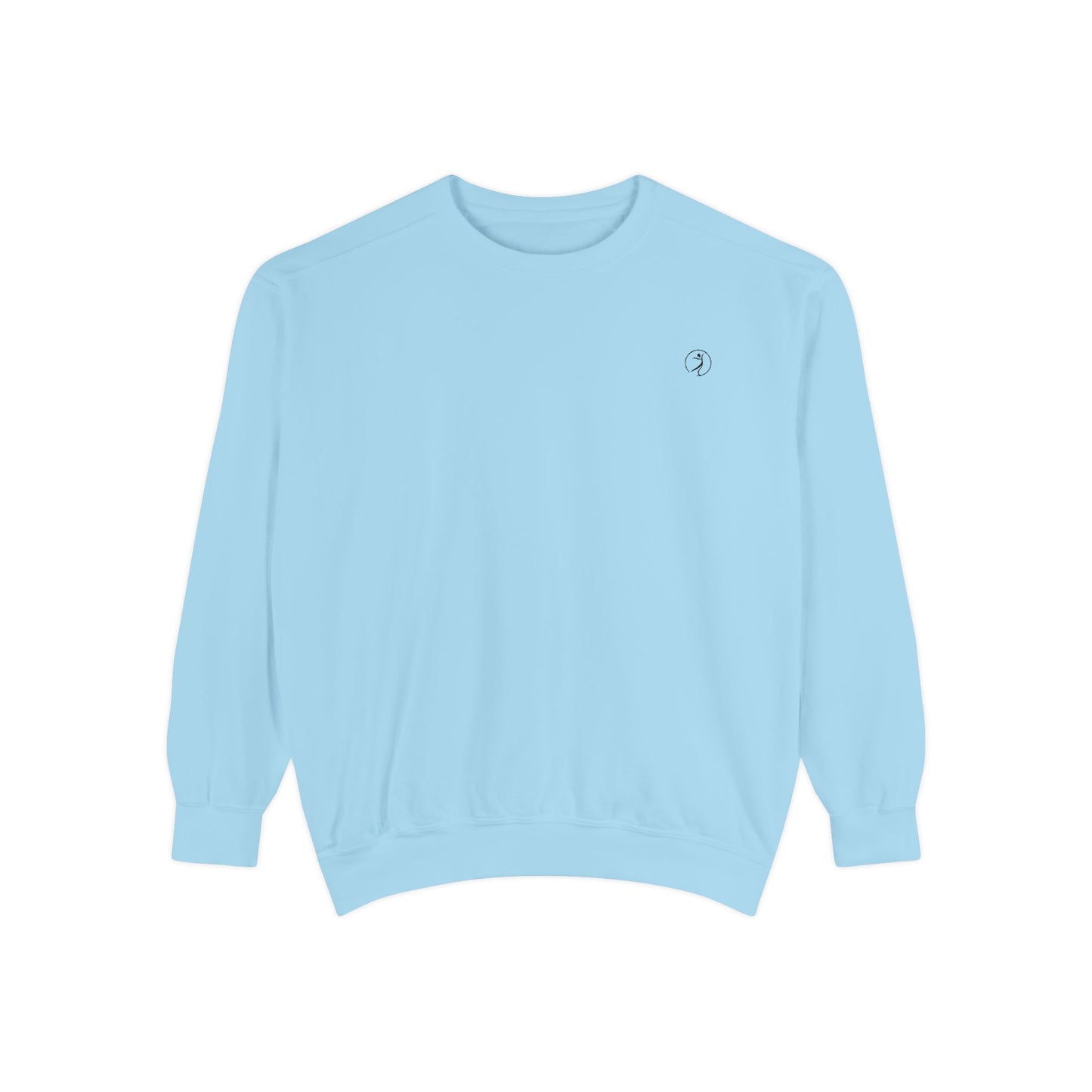 Garment-Dyed Sweatshirt — Lightweight Coral Pullover