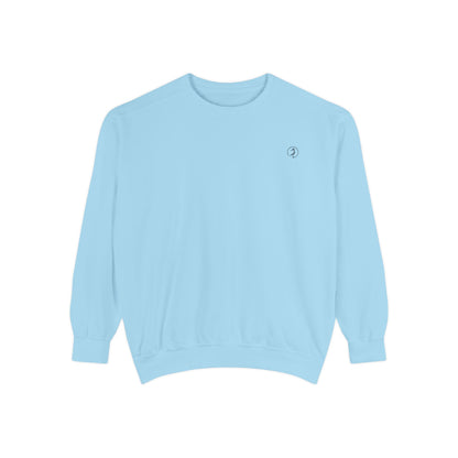 Garment-Dyed Sweatshirt — Lightweight Coral Pullover