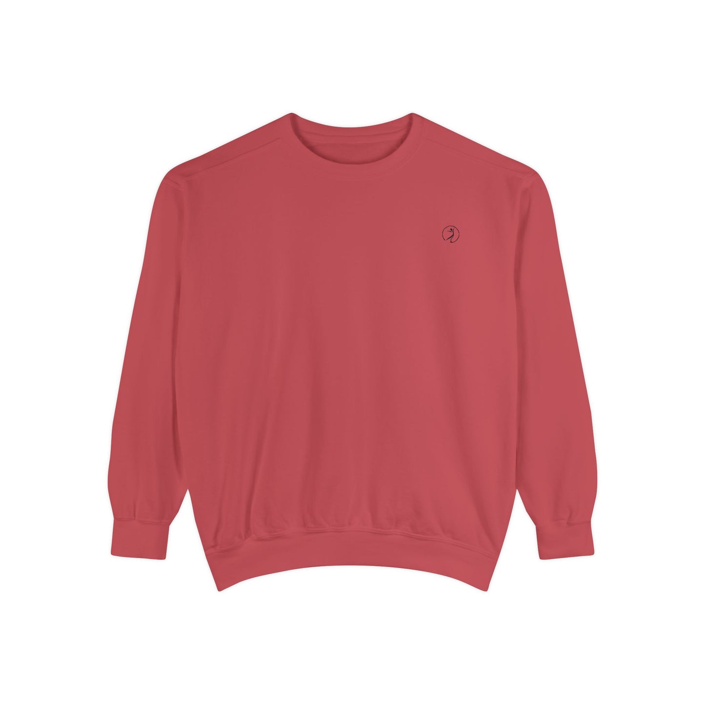 Garment-Dyed Sweatshirt — Lightweight Coral Pullover
