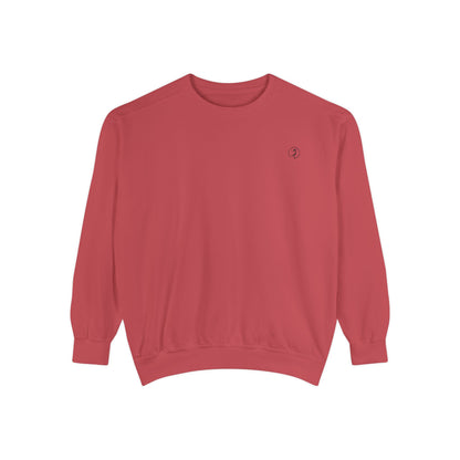 Garment-Dyed Sweatshirt — Lightweight Coral Pullover
