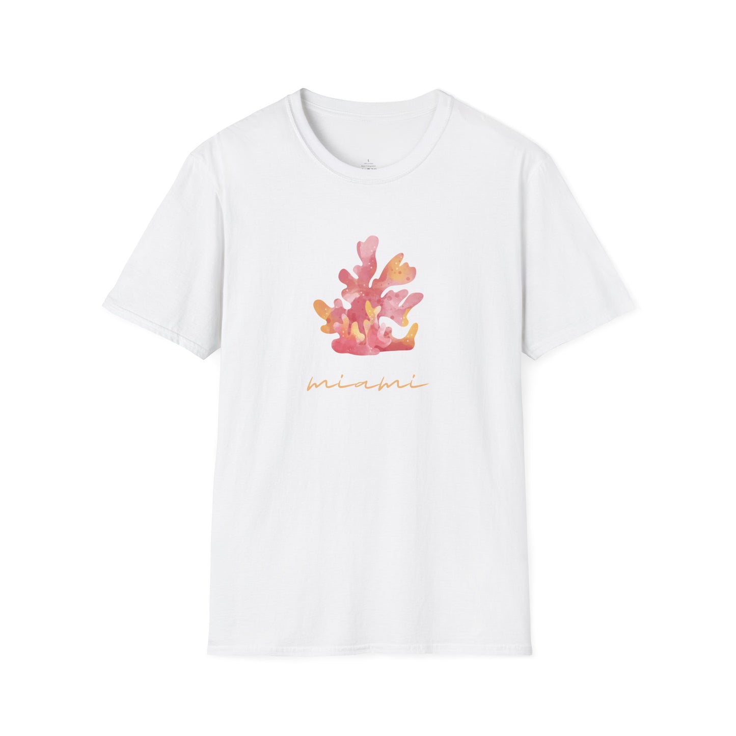 Miami Pink Coral Soft T-Shirt