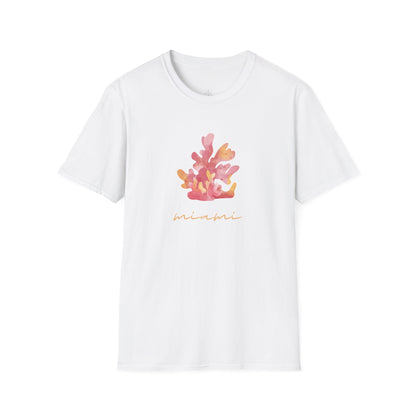 Miami Pink Coral Soft T-Shirt