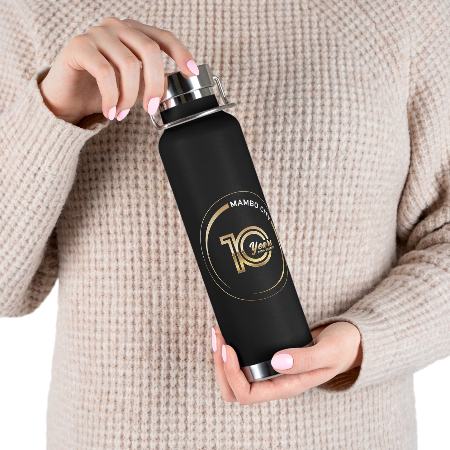 Mambo City - 10th Anniversary Special Edition Drink Bottle, Hot & Cold, Leak-Proof