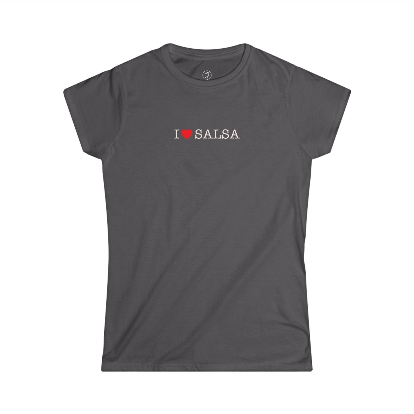 Women's I ♥ Salsa Minimal Soft Tee-PROMO