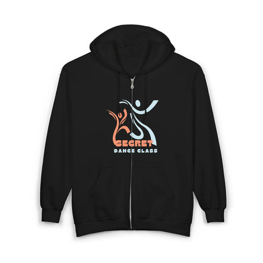 Secret Collection Unisex Dance Class Zip Hoodie, Perfect for Dance Enthusiasts