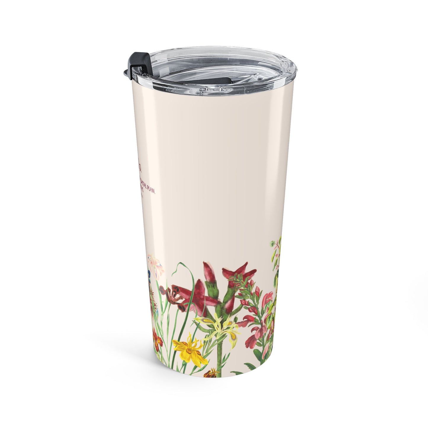 Personalized Floral Tumbler 20oz - Lily of the Valleys