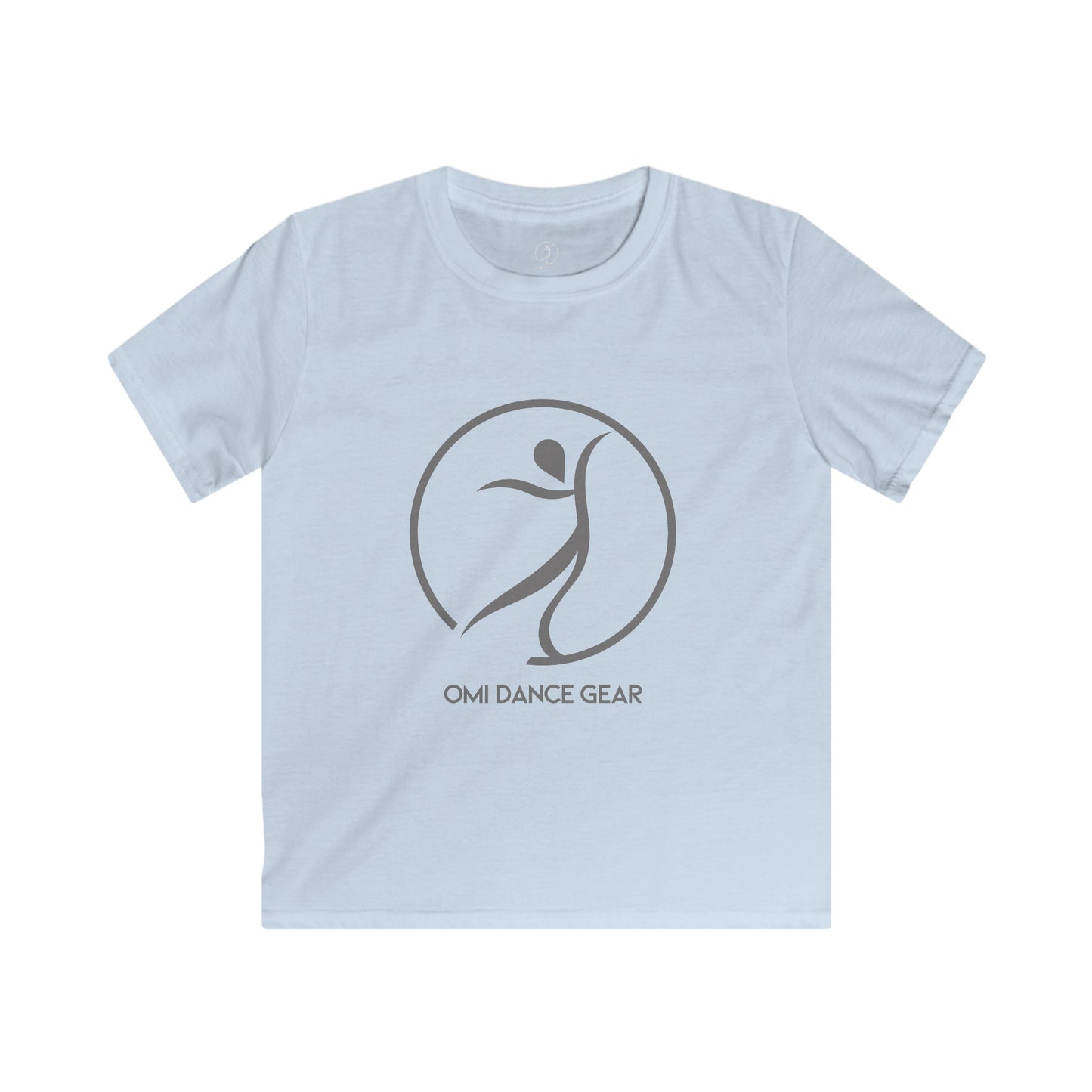 Omi Dance Gear Gray Kids Softstyle Tee