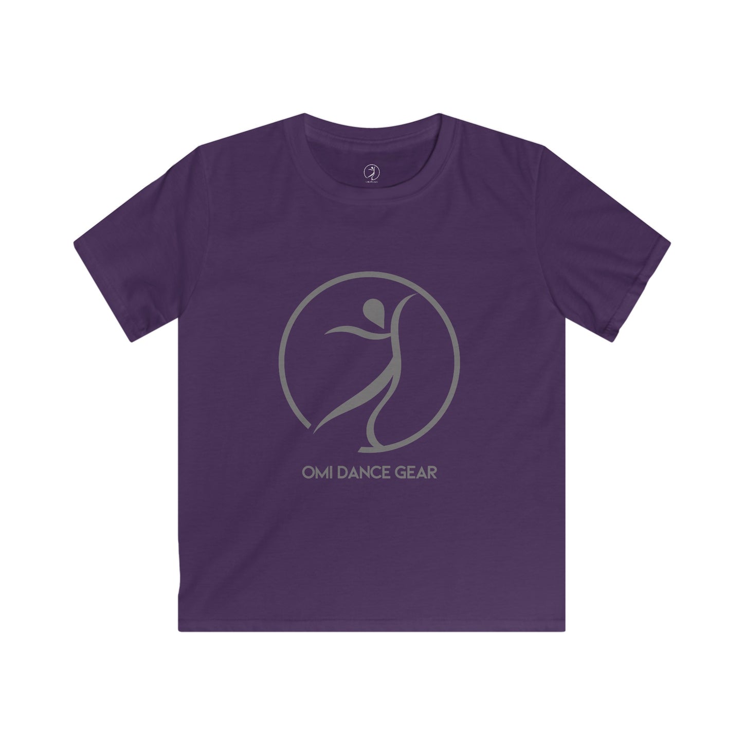 Omi Dance Gear Gray Kids Softstyle Tee
