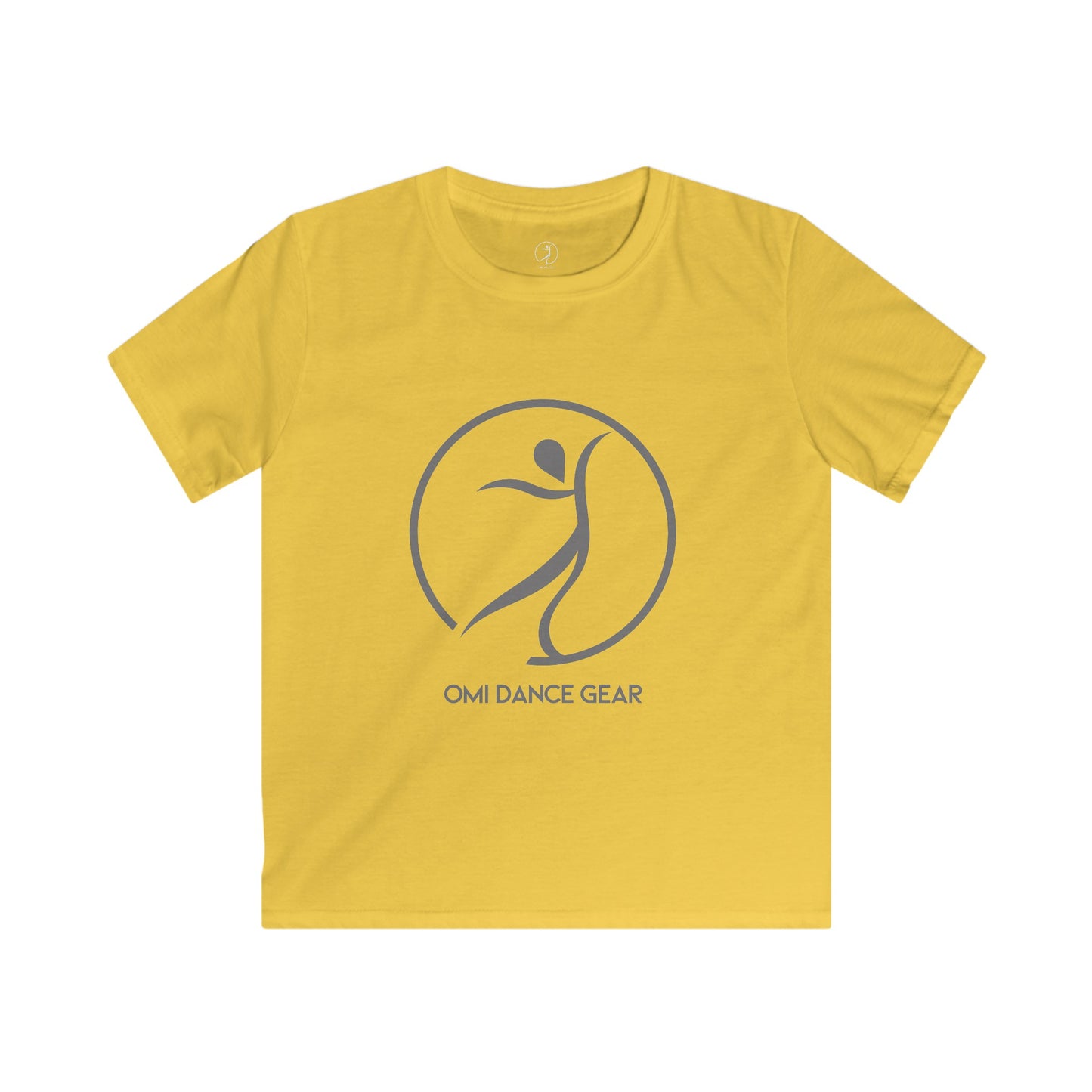 Omi Dance Gear Gray Kids Softstyle Tee