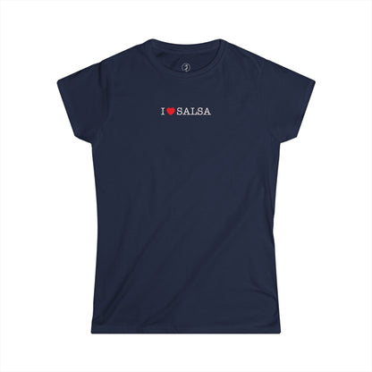 Women's I ♥ Salsa Minimal T-Shirt