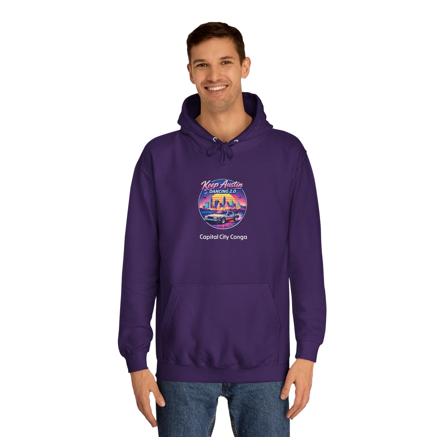Capital City Hoodie — Retro 'Keep Austin Dancing 2.0'