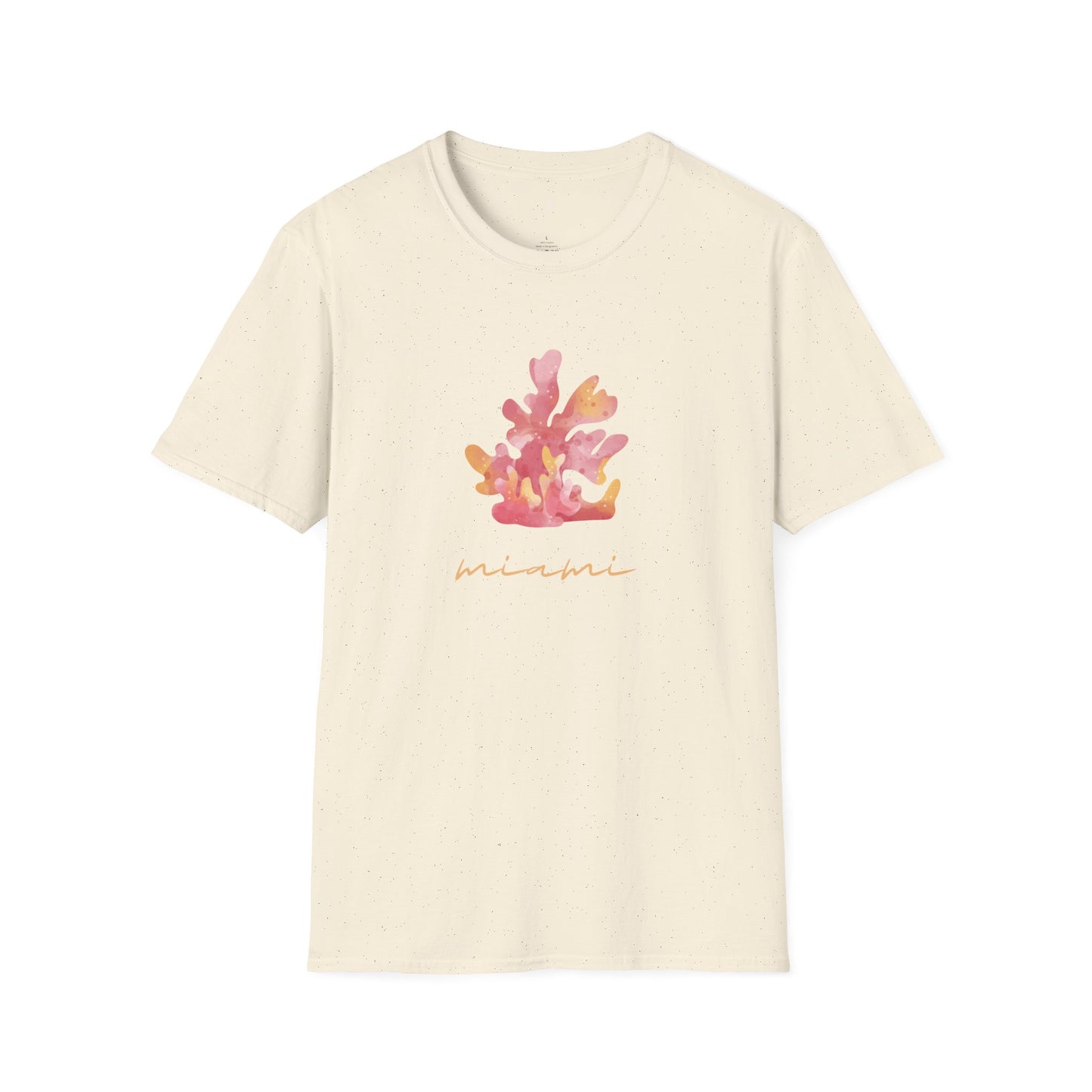 Miami Pink Coral Soft T-Shirt