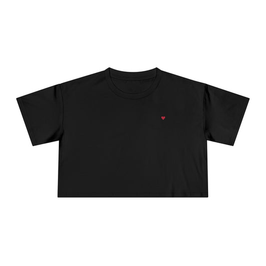Heart Women's Crop Tee