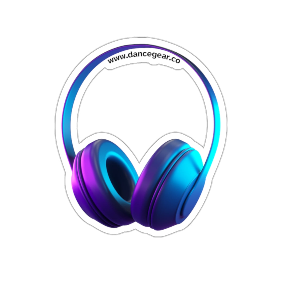Color Headphones Decal