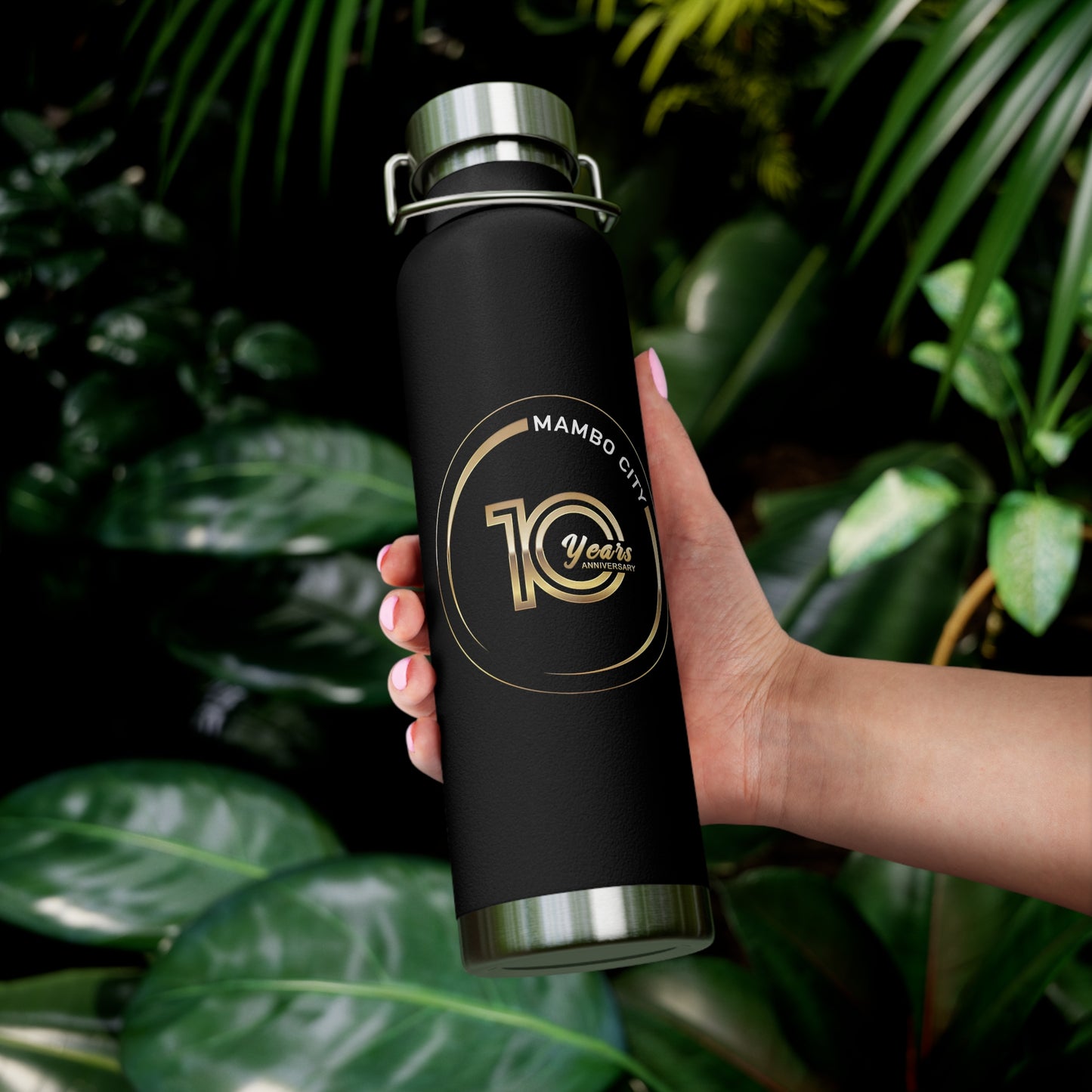 Mambo City - 10th Anniversary Special Edition Drink Bottle, Hot & Cold, Leak-Proof