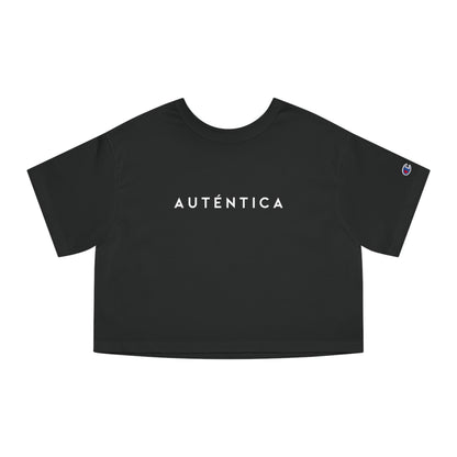 Auténtica Champion Women's Heritage Cropped T-Shirt