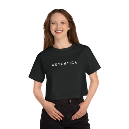 Auténtica Champion Women's Heritage Cropped T-Shirt