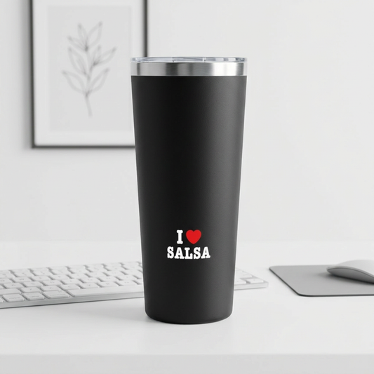 I Love Salsa 22oz Copper Vacuum Tumbler