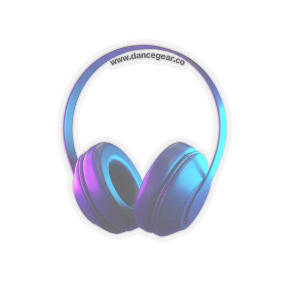 Color Headphones Decal