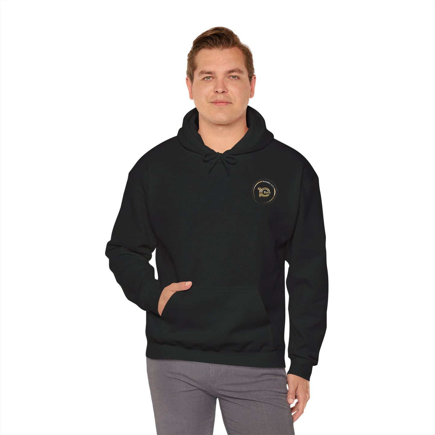 Mambo City - 10th Anniversary Special Edition Hooded Sweatshirt-Minimal