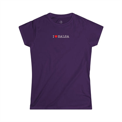 Women's I ♥ Salsa Minimal T-Shirt