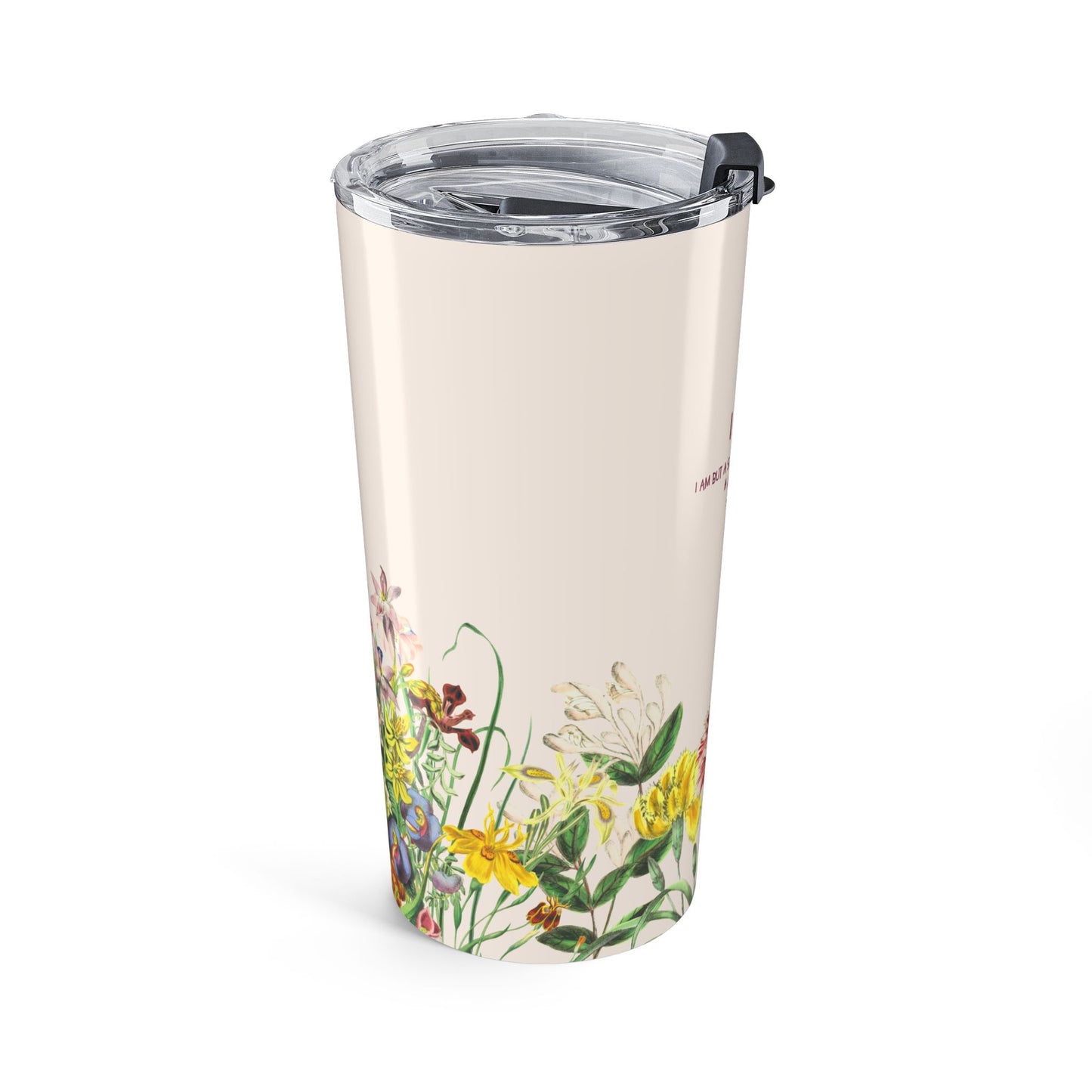 Personalized Floral Tumbler 20oz - Lily of the Valleys