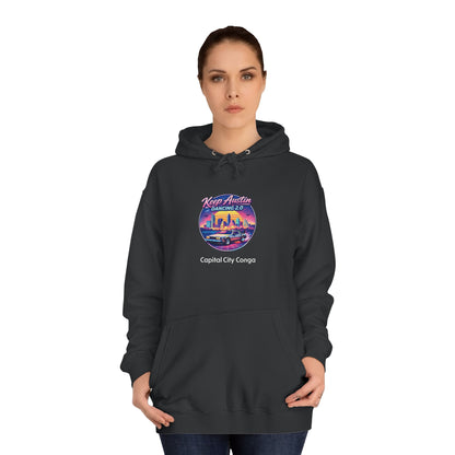 Capital City Hoodie — Retro 'Keep Austin Dancing 2.0'