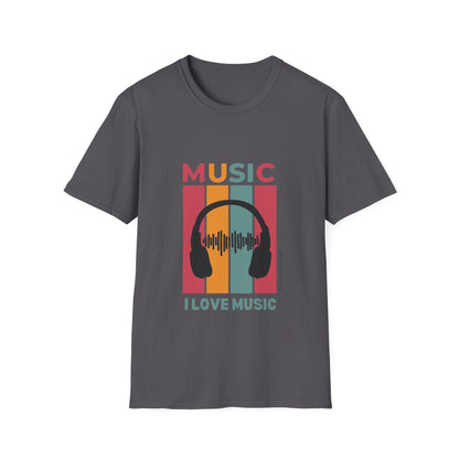 I Love Music Soft T-Shirt
