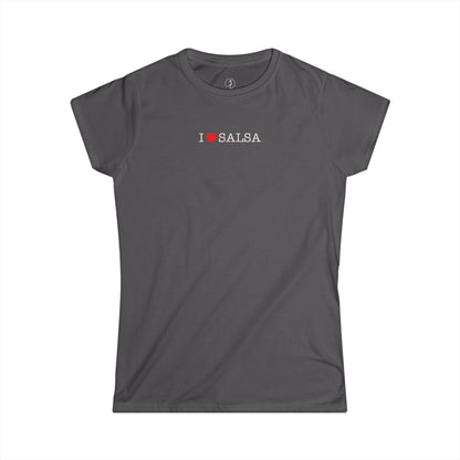 Women's I ♥ Salsa Minimal T-Shirt