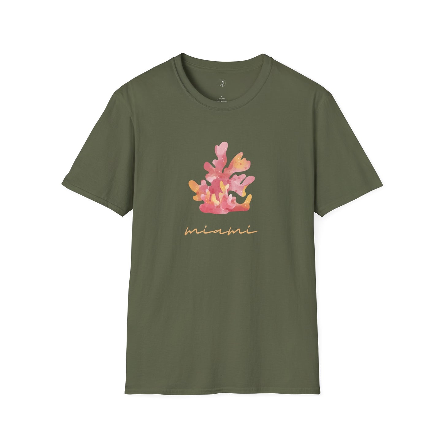 Miami Pink Coral Soft T-Shirt