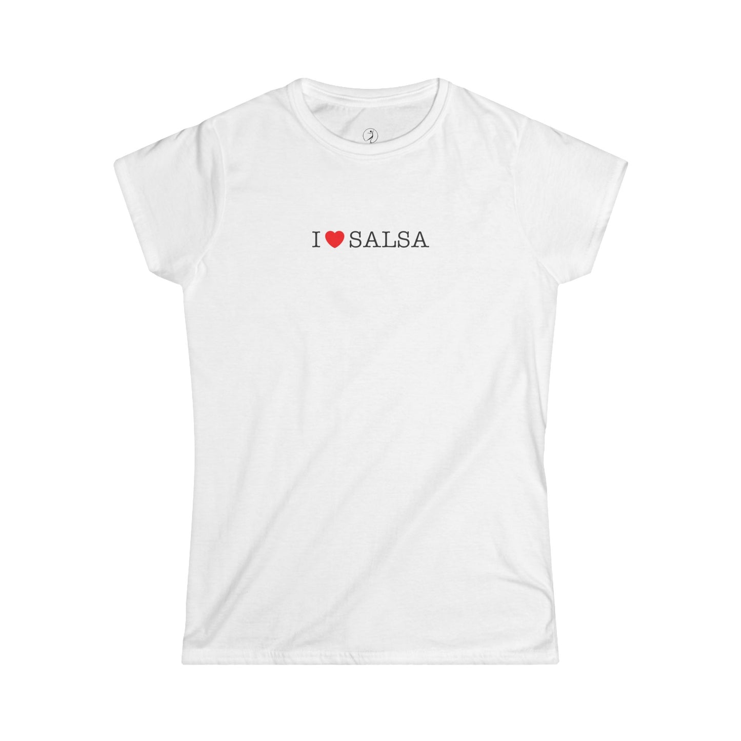 Women's I ♥ Salsa Minimal Soft Tee-PROMO
