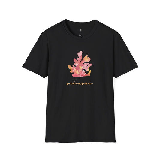 Miami Pink Coral Soft T-Shirt
