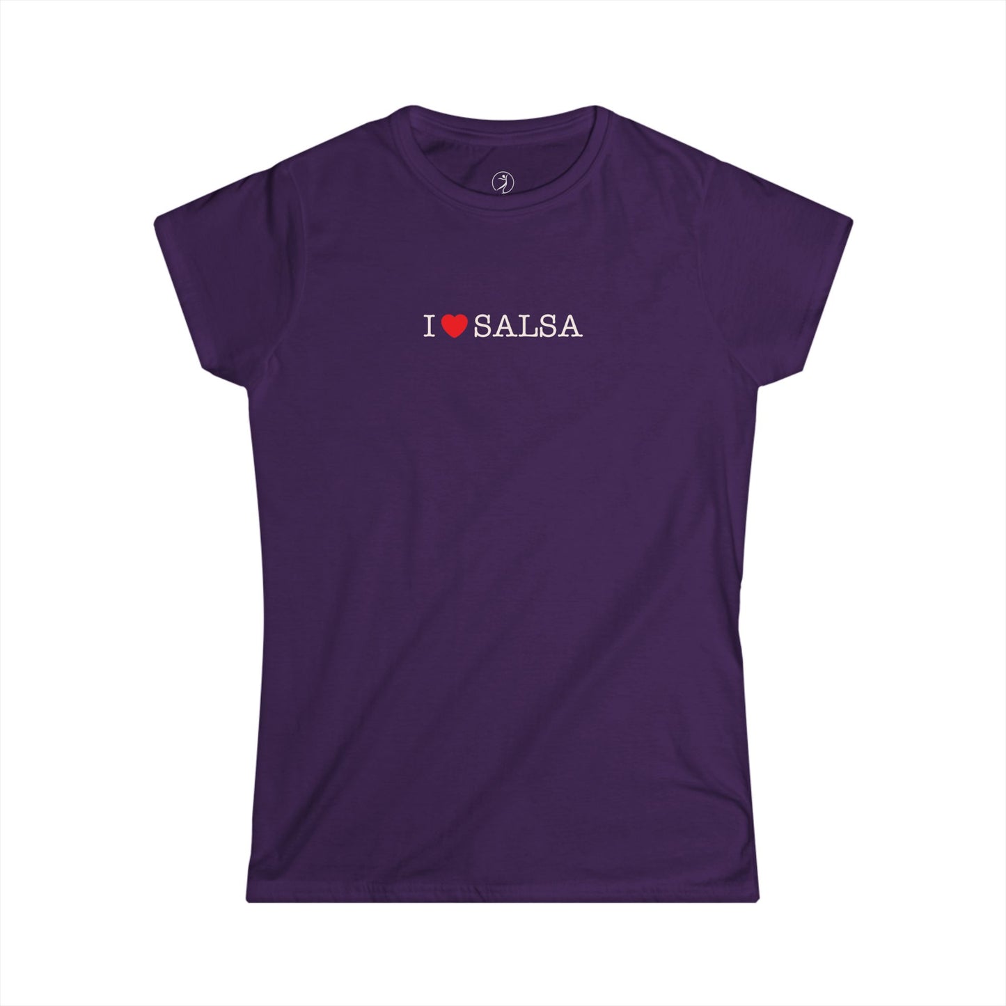 Women's I ♥ Salsa Minimal Soft Tee-PROMO