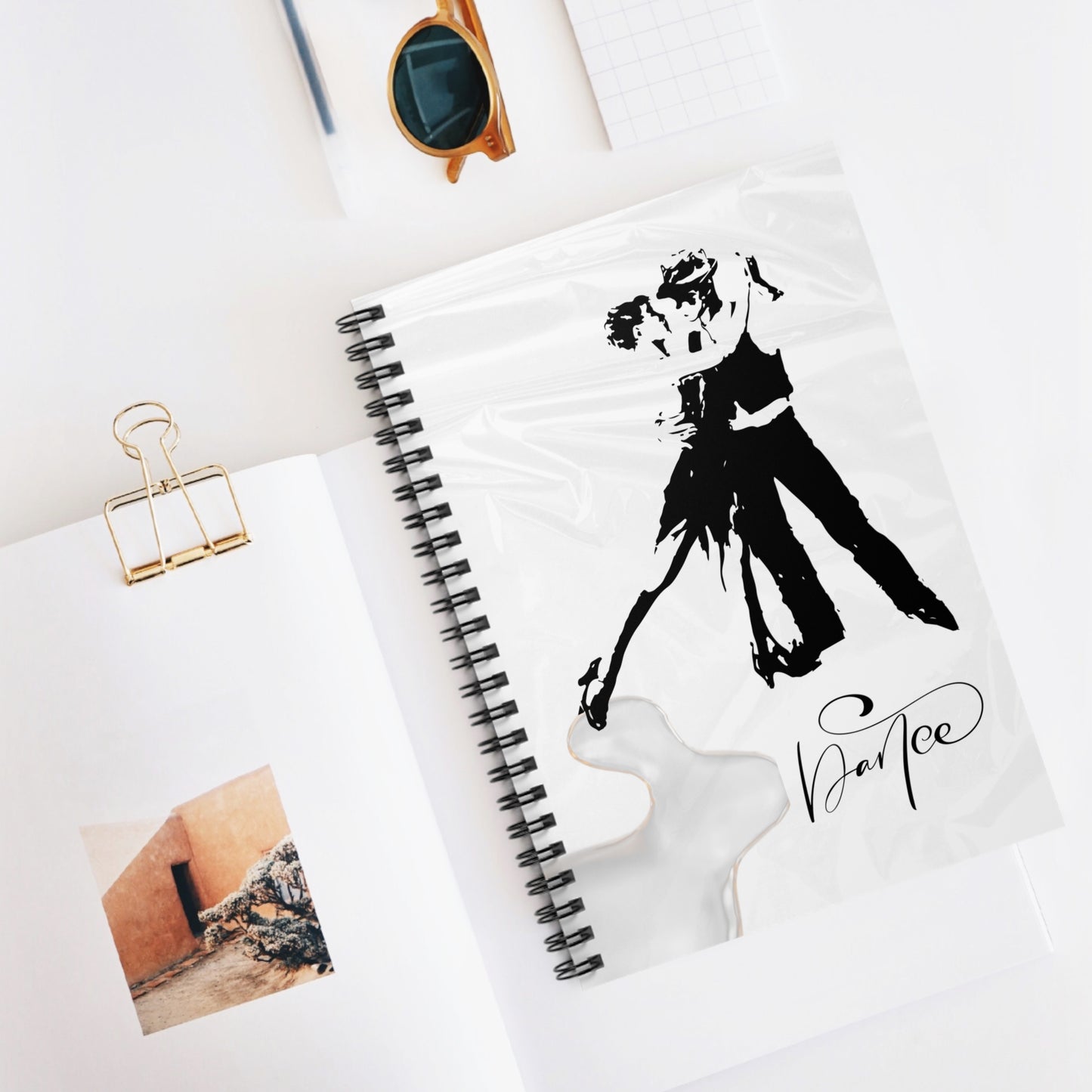 Dancing Couple Spiral Notebook