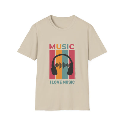 I Love Music Soft T-Shirt