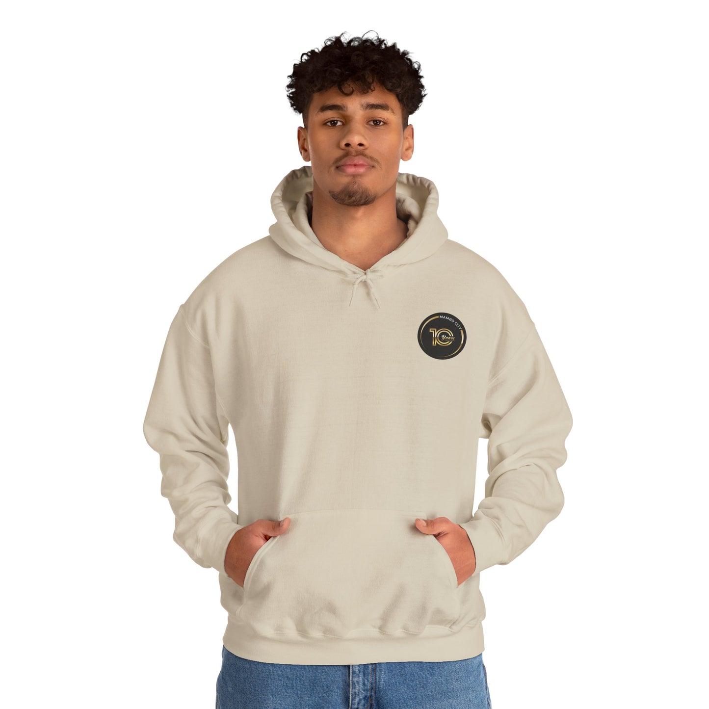 Mambo City - 10th Anniversary Special Edition Hooded Sweatshirt-Minimal